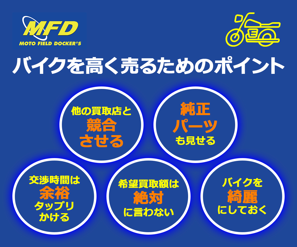 バイクを高く売る方法