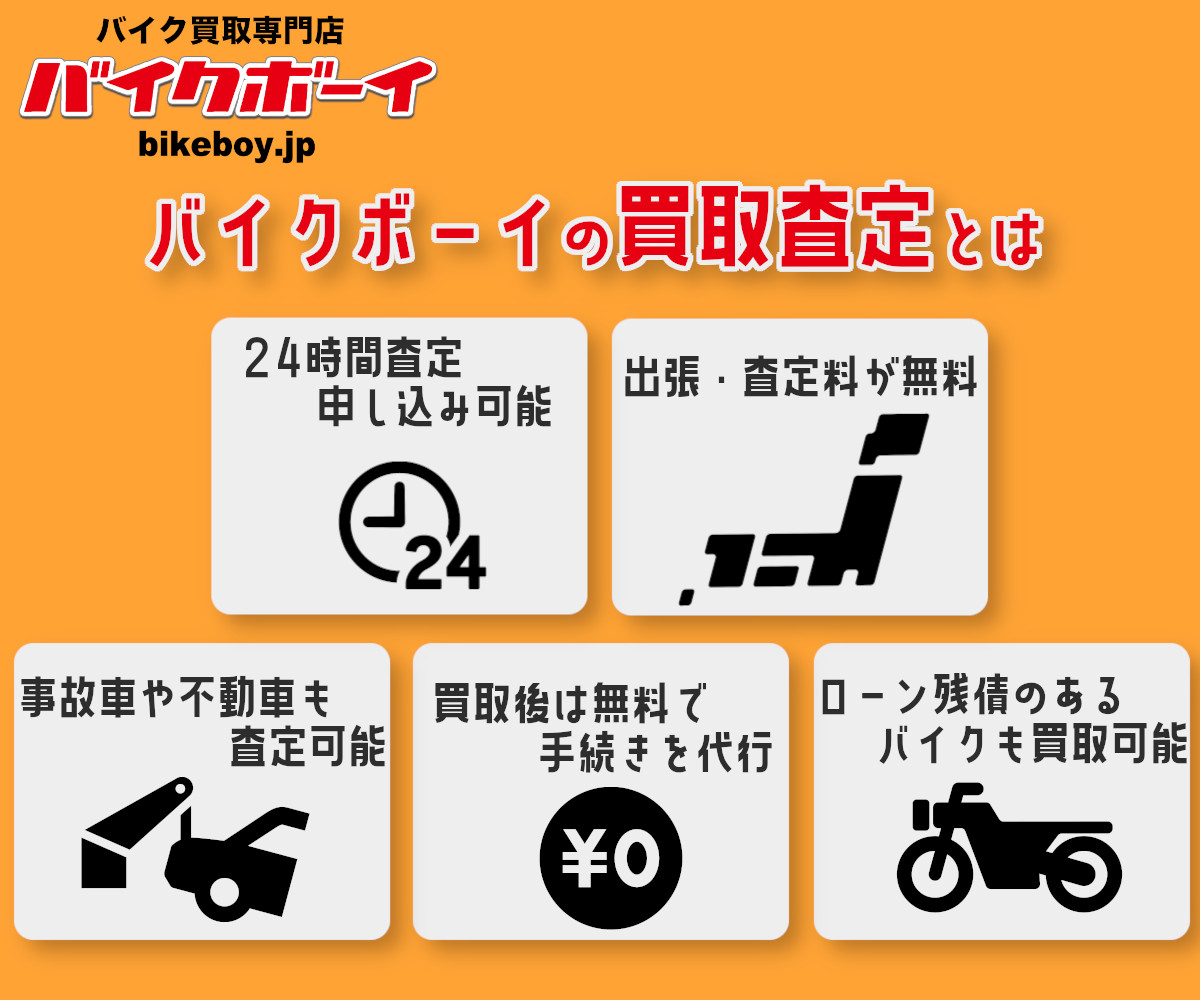 バイクボーイ,買取査定